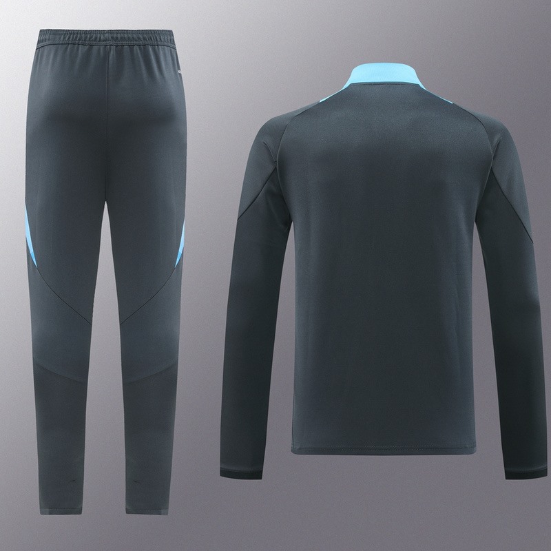 2024 Argentina dark grey Jacket Training Suit Set Football Team Shirt Sports Fashion