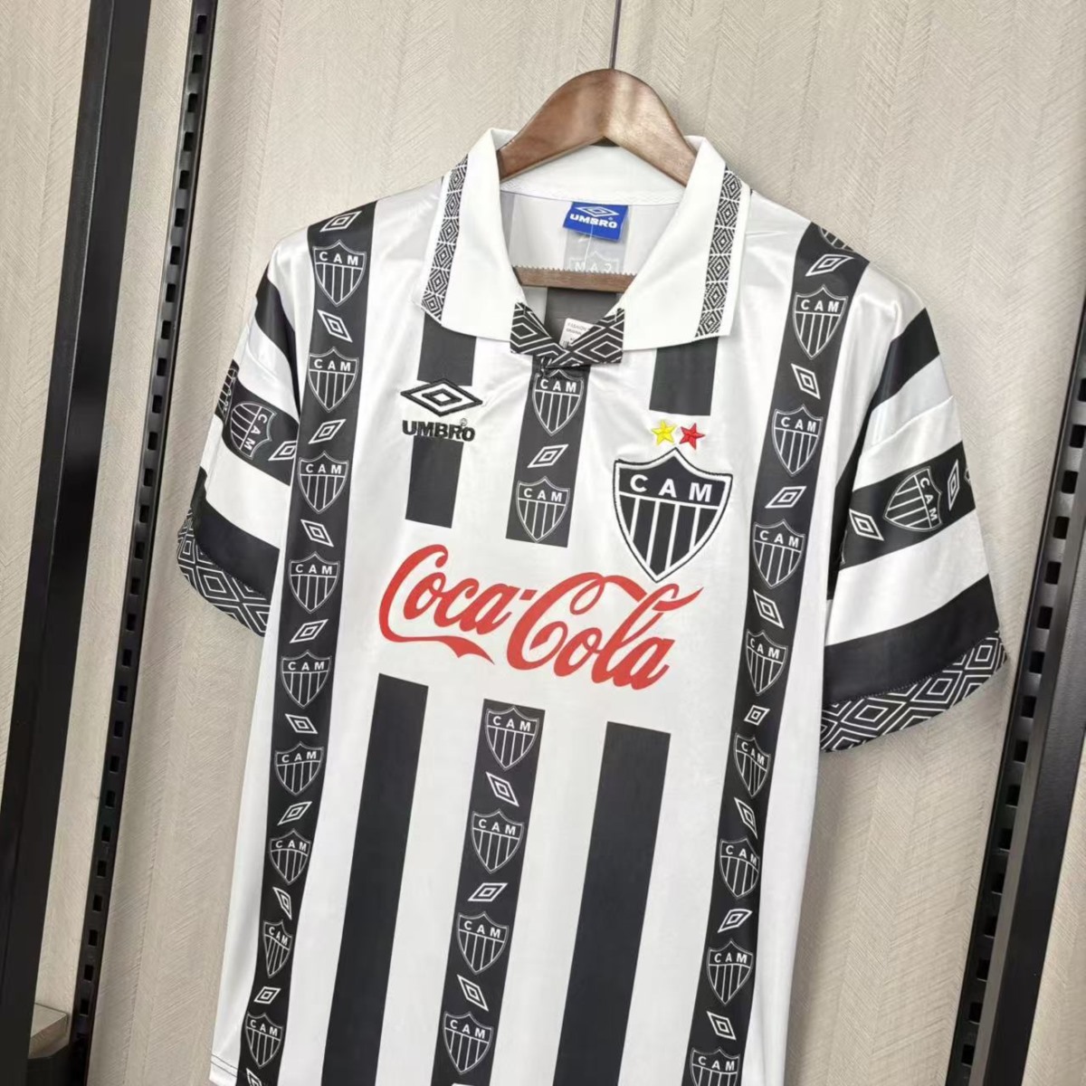 Retro 1995 Atletico Mineiro Home Jersey Fan Version