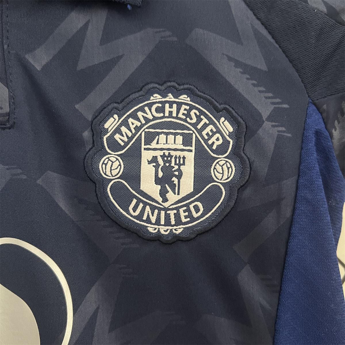 24/25 Manchester United Away jersey Kid Kits Size 16-28