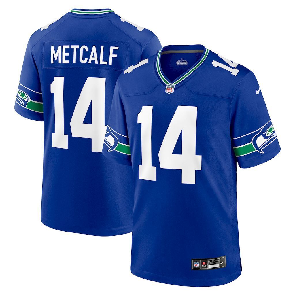 NFL Seattle seahawks Jeysey METCALF #14
