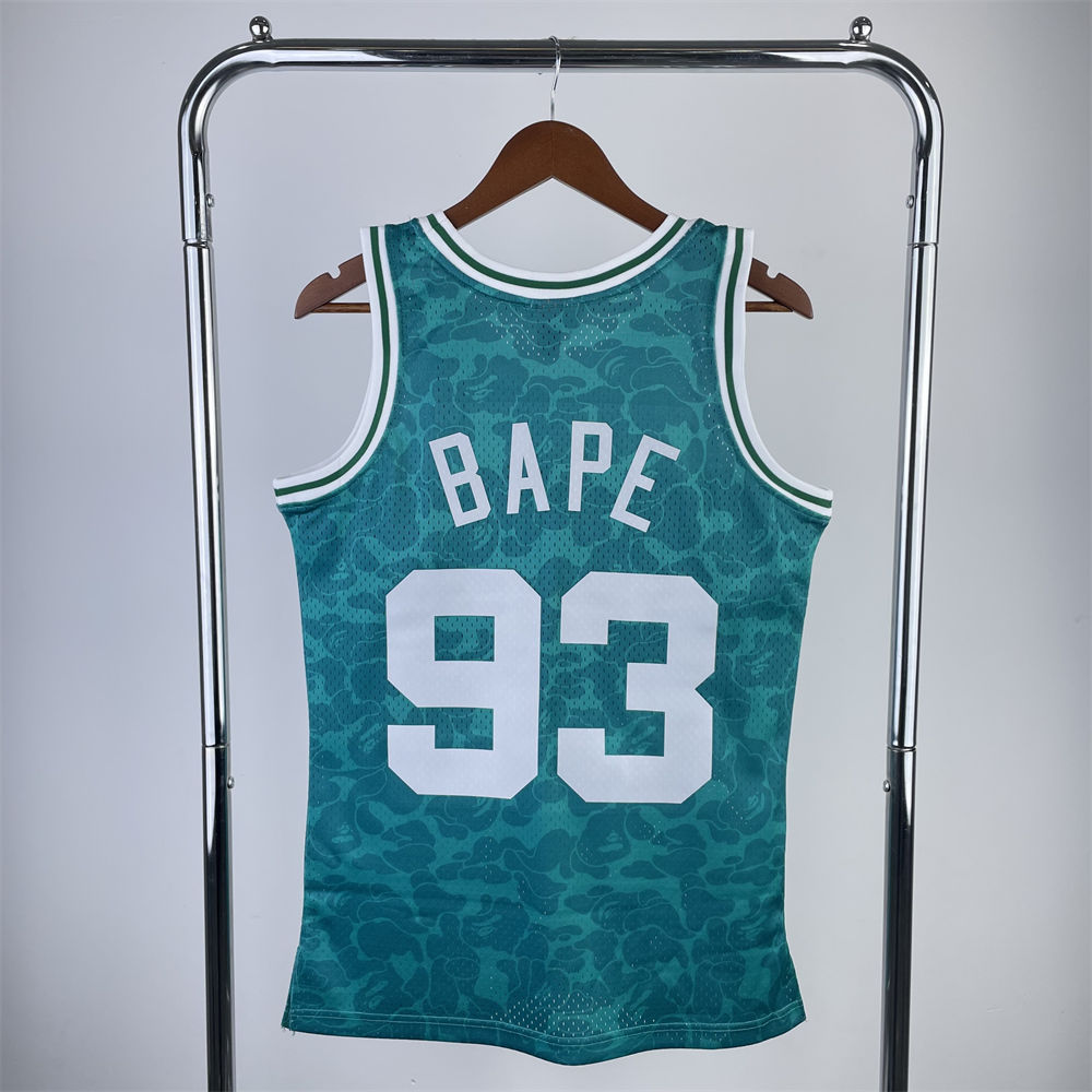 NBA Boston Celtics BAPE×M&N BAPE#93 Hardwood Classics Swingman Jersey S-XXL