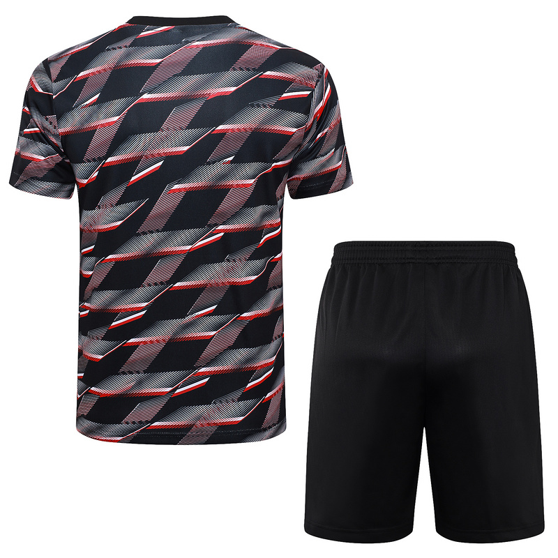 24/25 Sao Paulo Black Training Set Shirt and Shorts