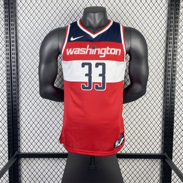 NBA Washington Wizards KUZMA#33 2022/23 Swingman Red Jersey S-XXL