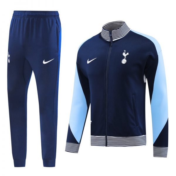 2024 Tottenham Hotspurs Royal Blue Jacket Training Suit Set Football Team Shirt Sports Fashion