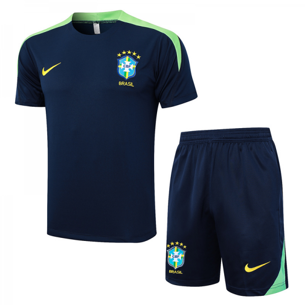 24/25 Brazil Blue Training Set Shirt and Shorts