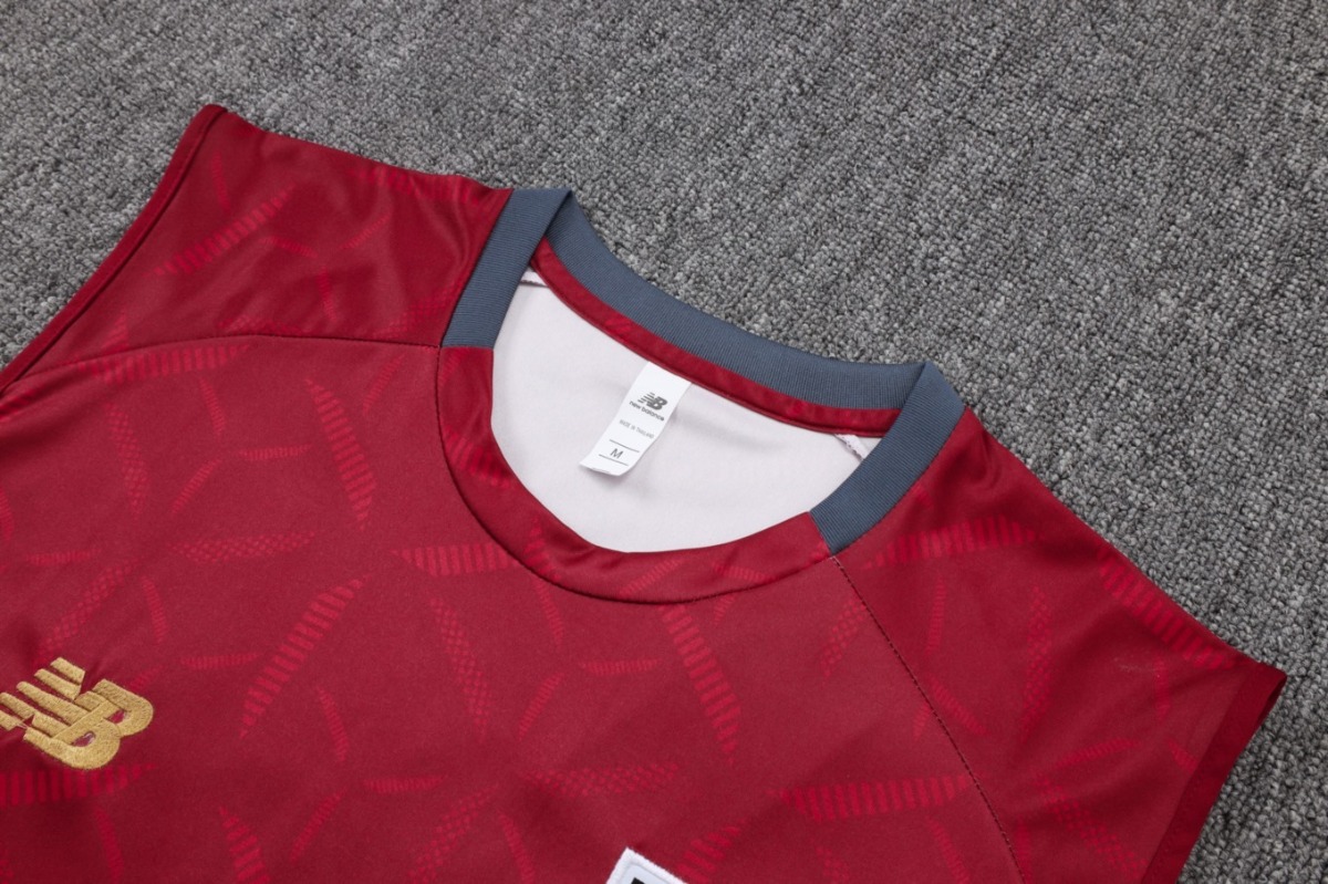 2026 Sao Paulo Maroon Training Set Shirt and Shorts