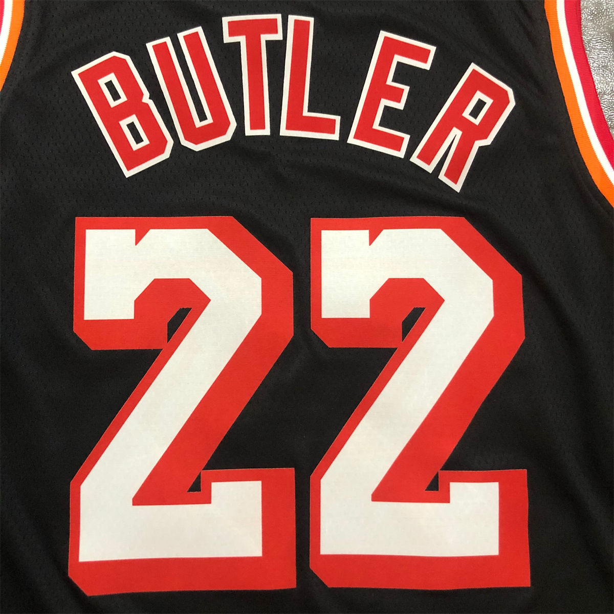 NBA Miami Hearts round neck Black Jersey BUTLER#22 S-XXL