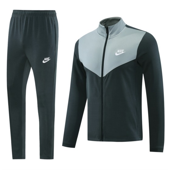 2024 Nike Deep Grey Jacket Training Suit Set Football Team Shirt Sports Fashion