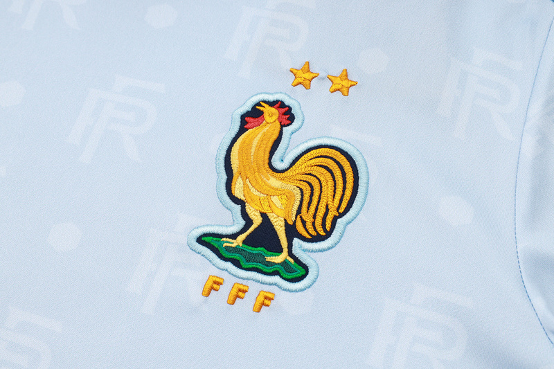 24/25 France light blue Training Set Shirt and Shorts