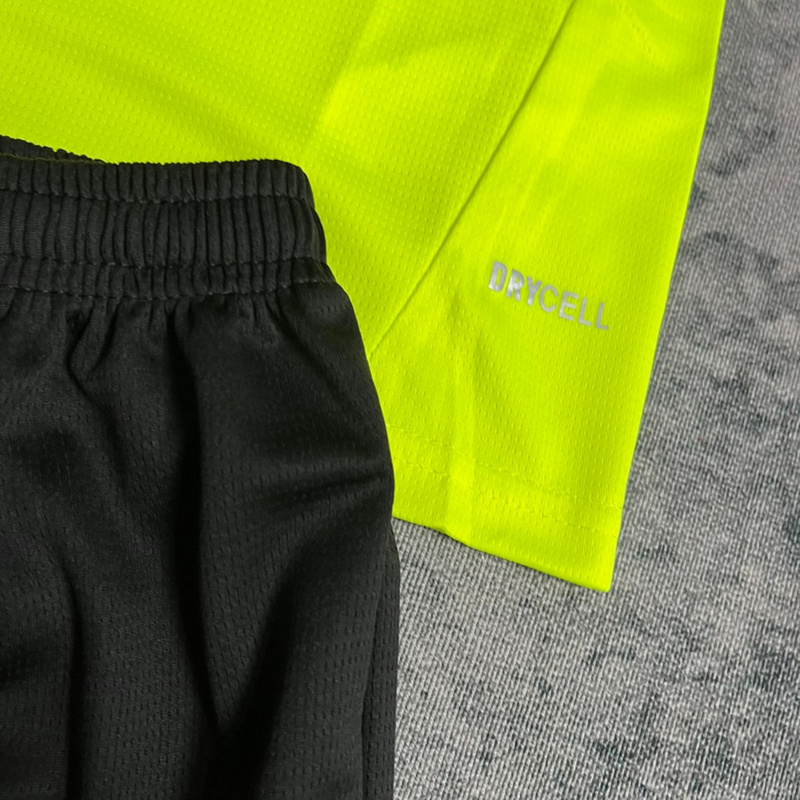 2025/26 Dortmund fluorescent green jersey kids Kits size: 16-28