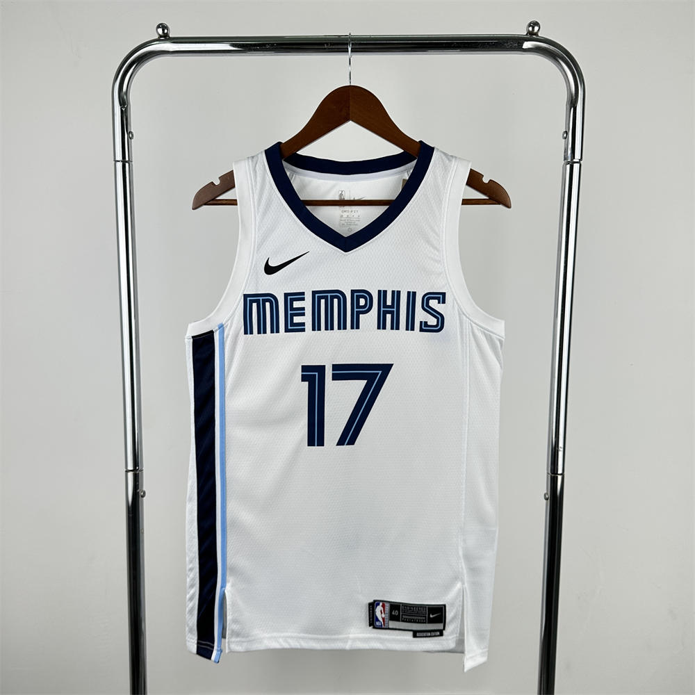 NBA Memphis Grizzies 2023 Round Neck White Jersey KAWAMURA#17 S-XXL