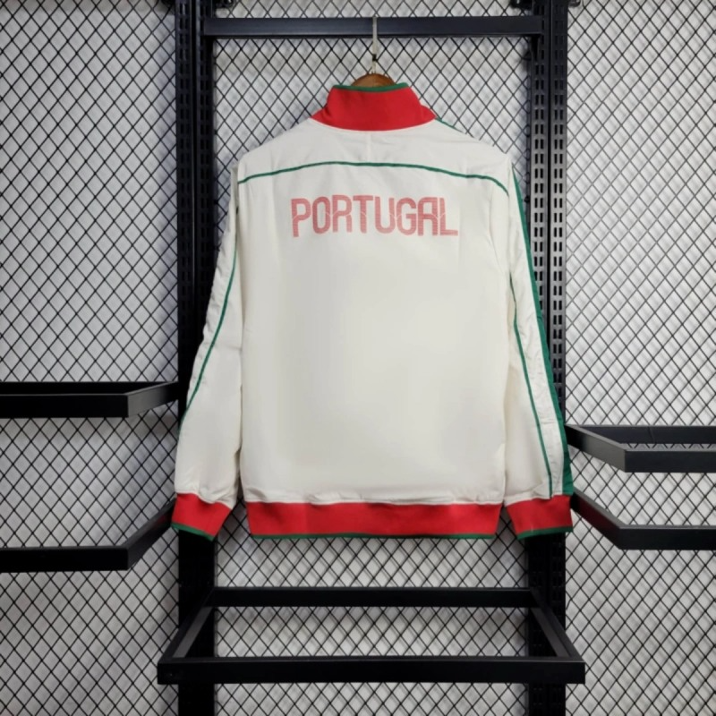 2025 Portugal White Windbreaker Sport Unifom jersey Sport Unifom
