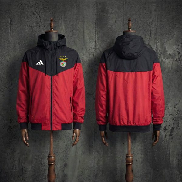 2026/27 Benfica Black and Red Windbreaker Sport Unifom