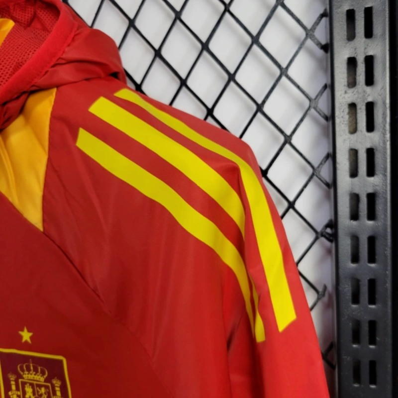 2025 Spain Red Windbreaker Sport Unifom jersey Sport Unifom
