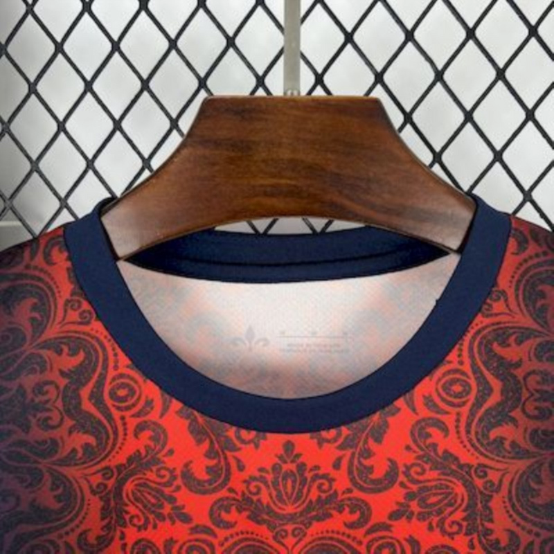 2025/26 PSG (CAMPEONES DE EUROPA) Blue and Red jersey Fan version