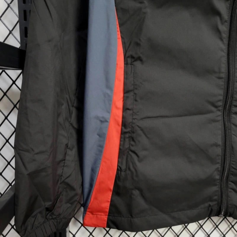 2025 Manchester United Black Windbreaker Sport Unifom jersey Sport Unifom