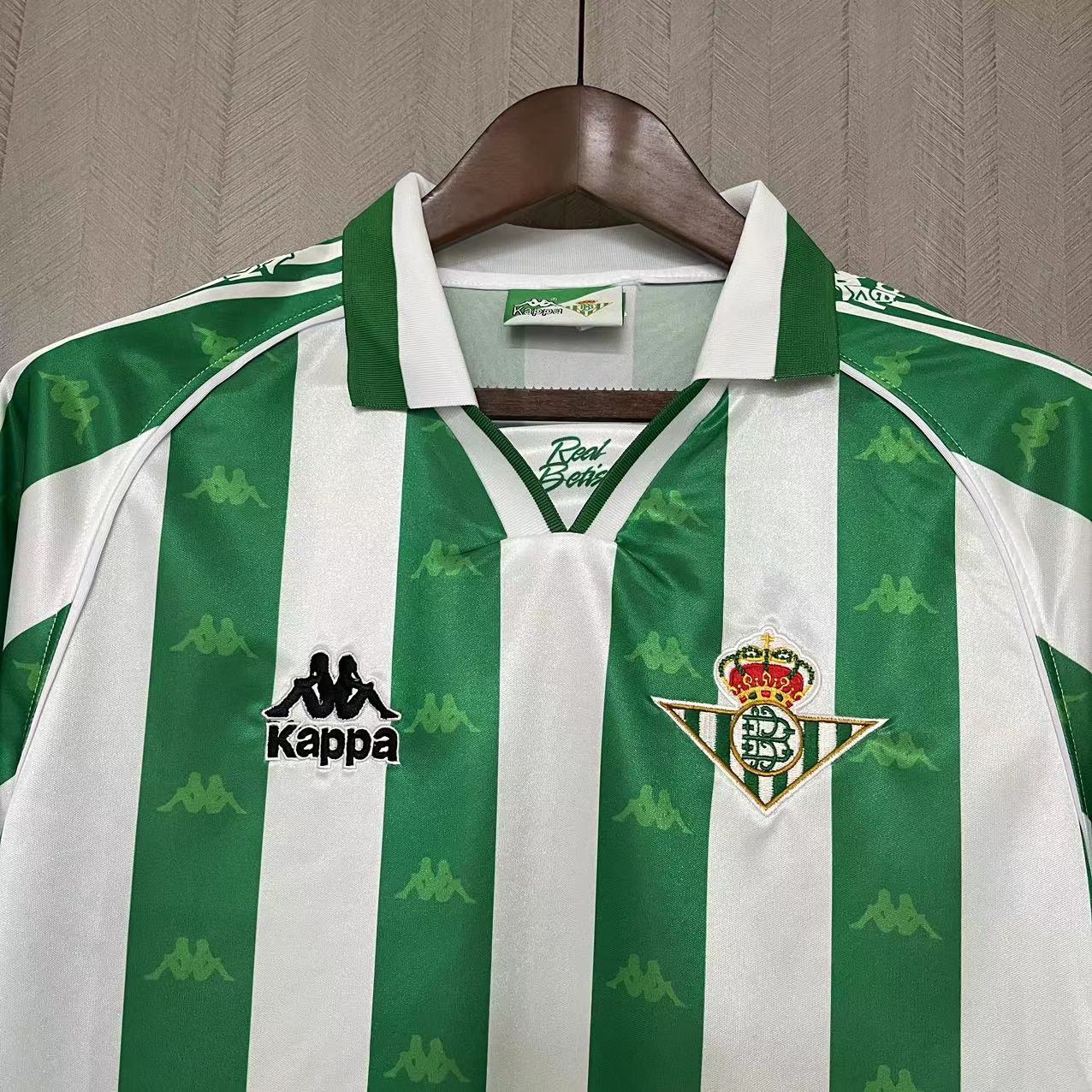 Retro Real Betis 95/97 Home Long Sleeve jersey Fan Version