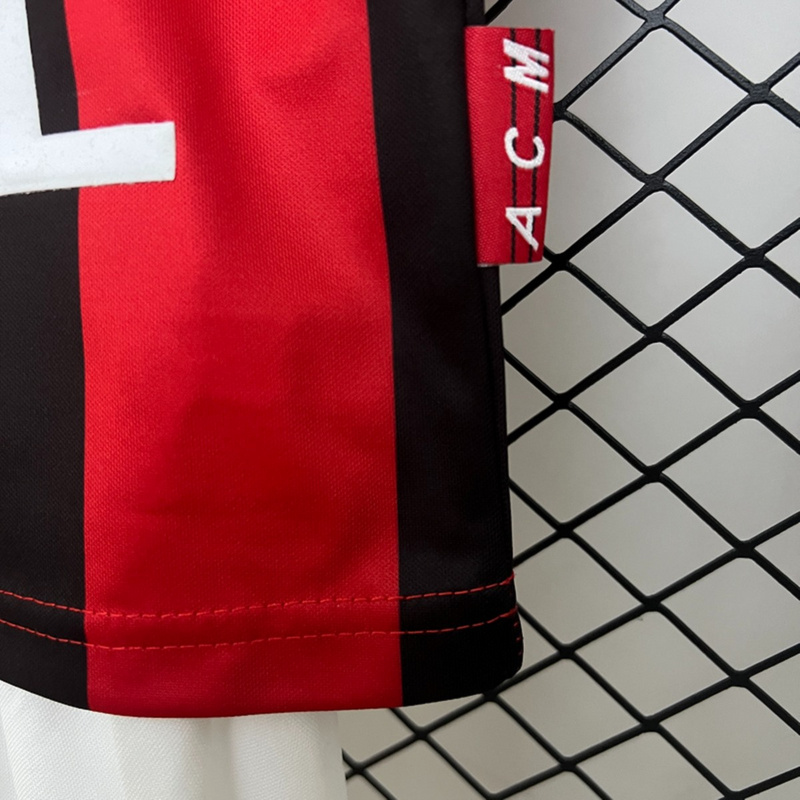 Retro AC Milan 98/99 Home jersey Kid Kits Size 16-28