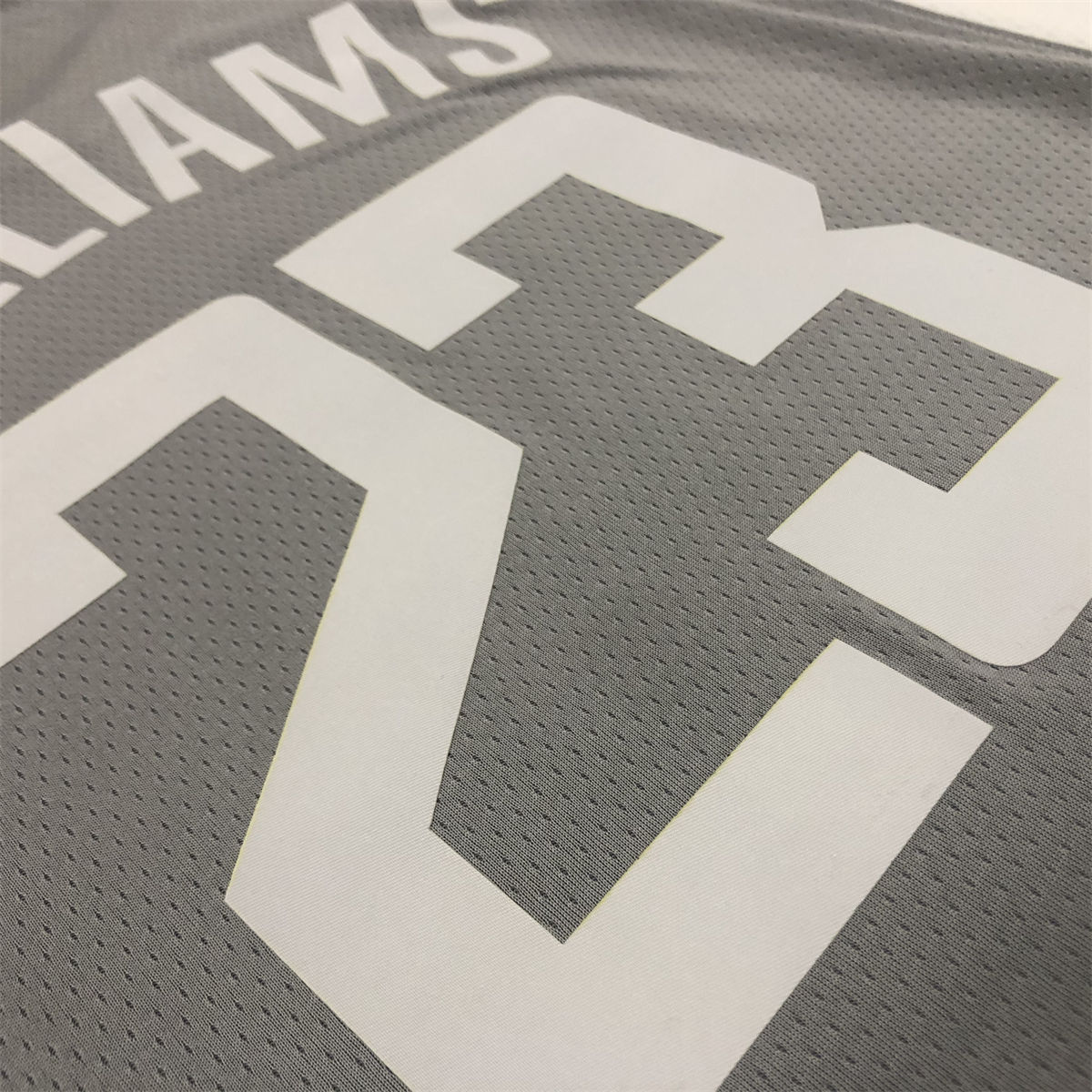 NBA Los Angeles Clippers V-Neck Grey Jersey WILLIAMS#23 S-XXL