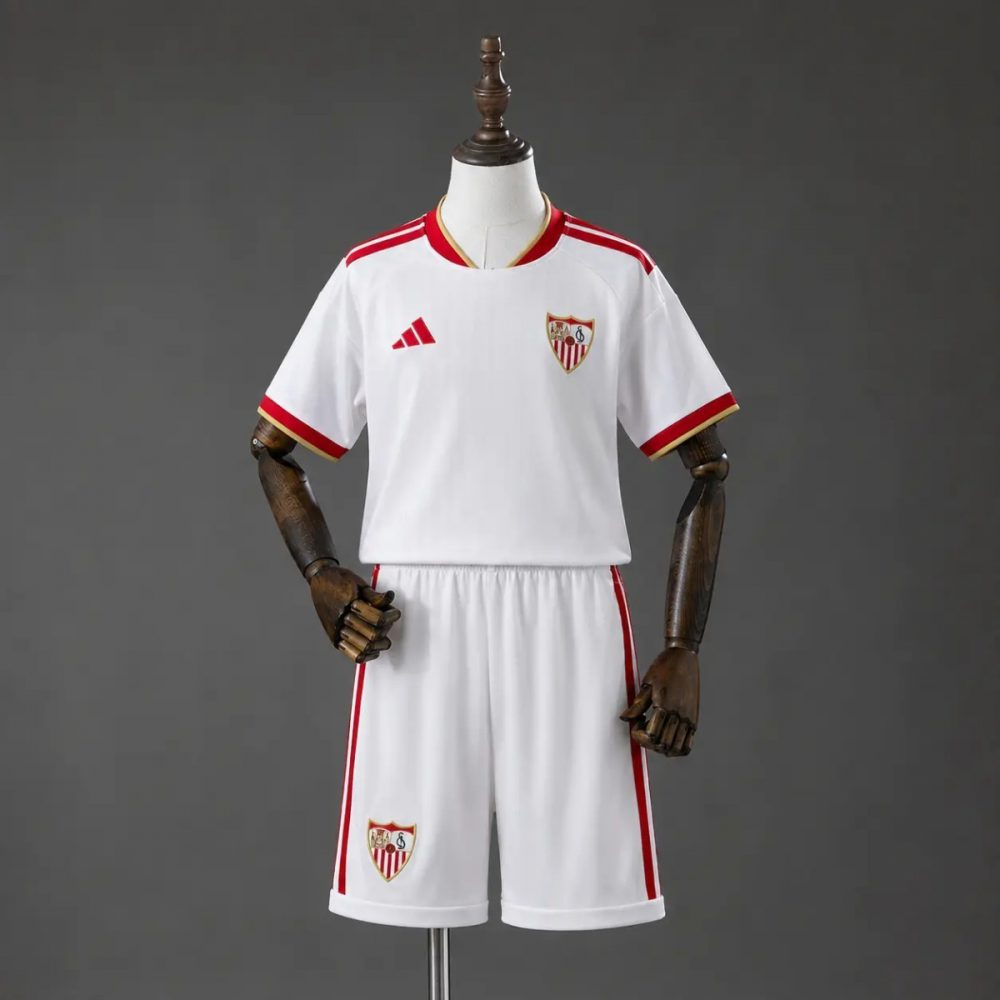 2026/27 Sevilla FC Home Kids Kits