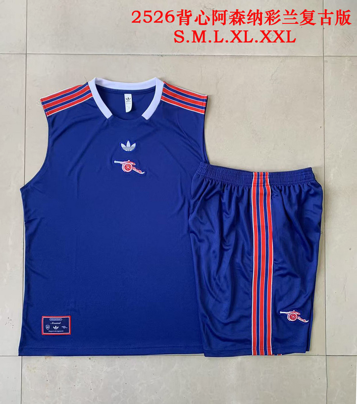 2025/26 Arsenal Blue Training Set Shirt and Shorts