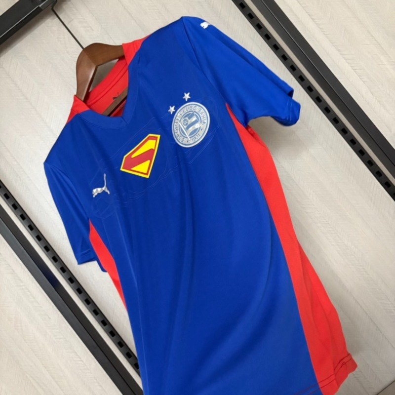 2025/26 Bahia Superman Blue jersey Fan version