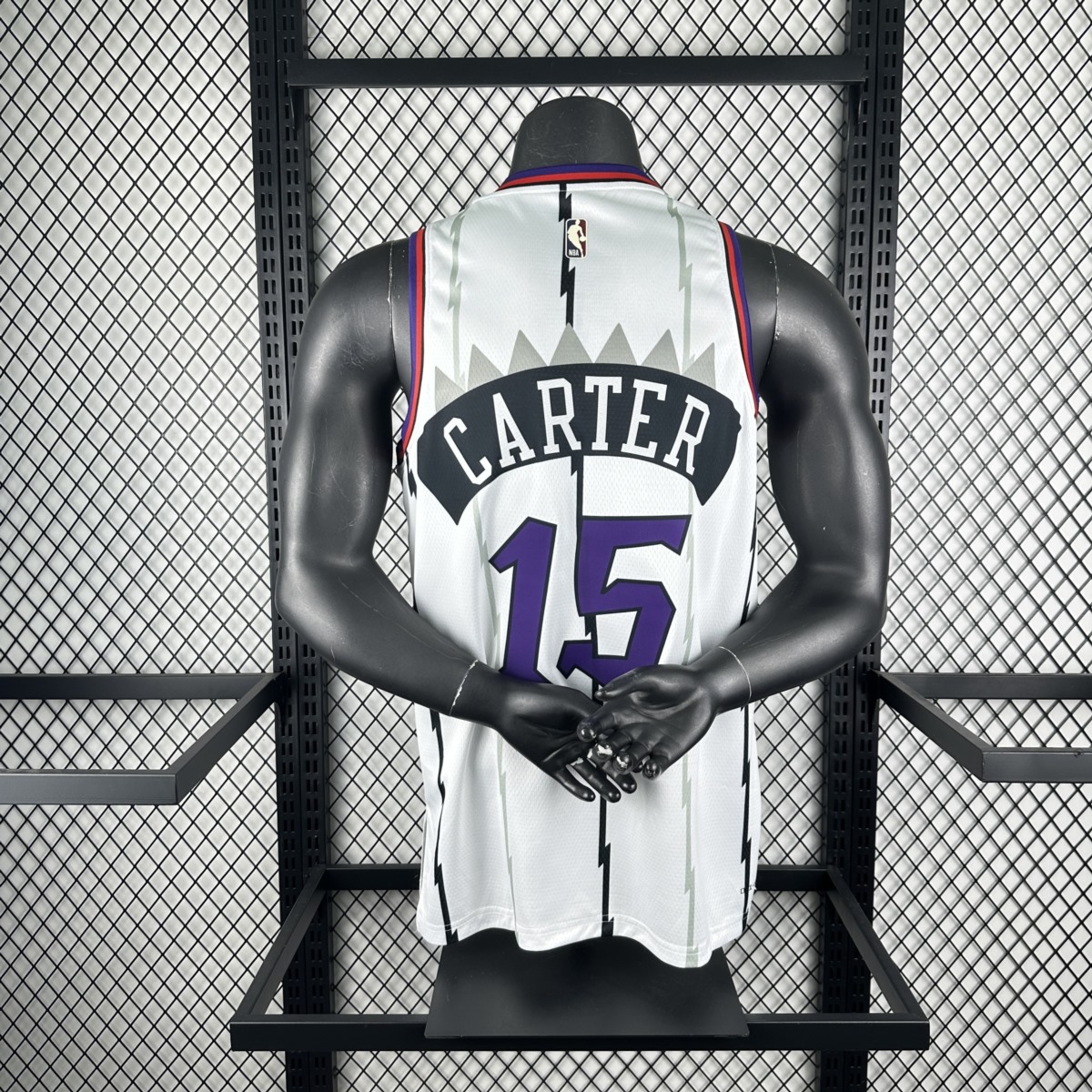 NBA Toronto Raptors Round Neck White CARTER#15 jersey S-XXL
