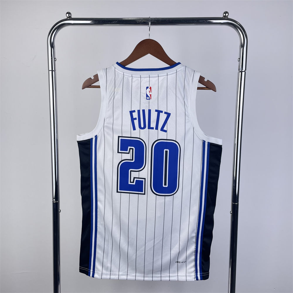 NBA Orlando Magic V-Neck Jersey White FULTZ#20 S-XXL