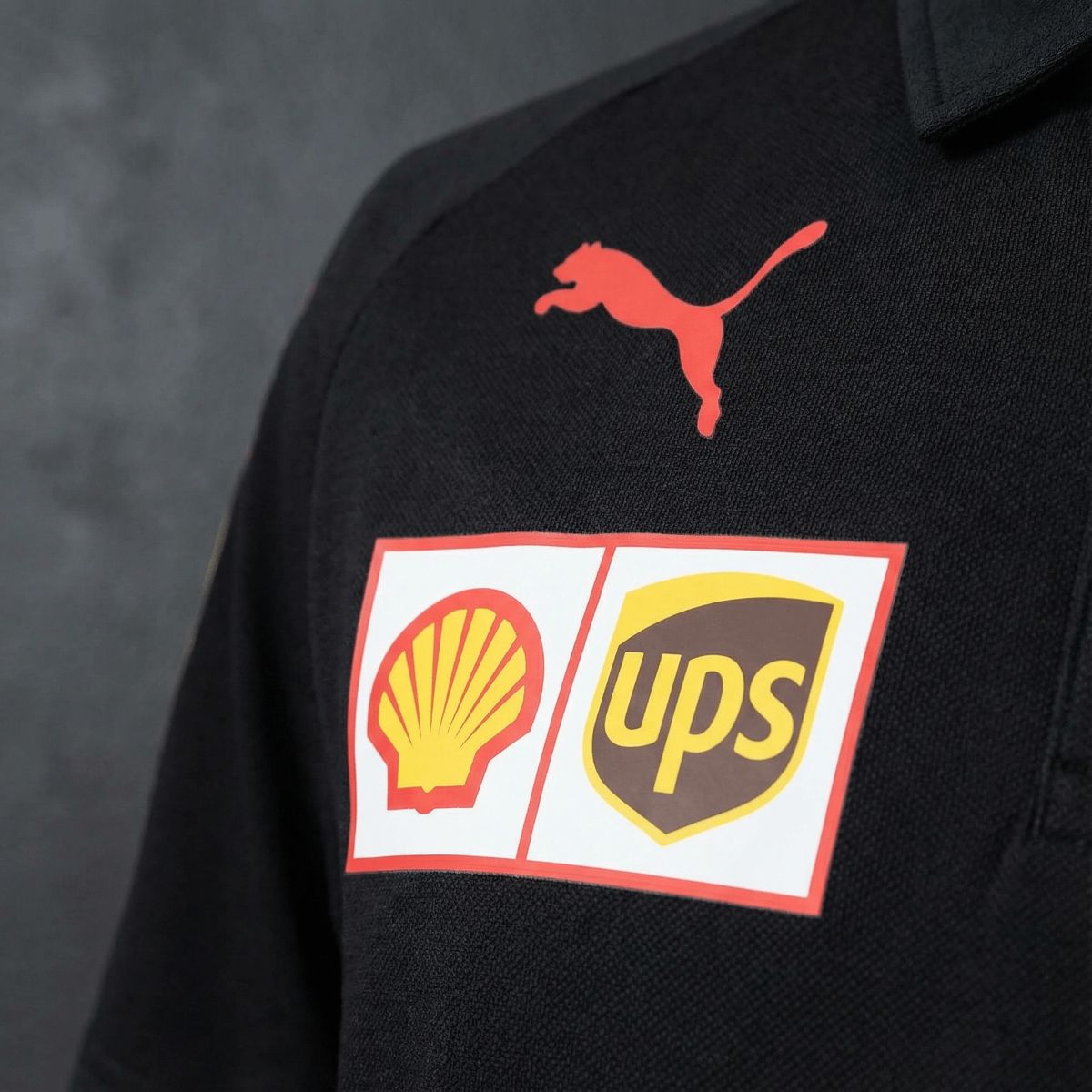 F1 Racing Scuderia Ferrari 2025 Black POLO