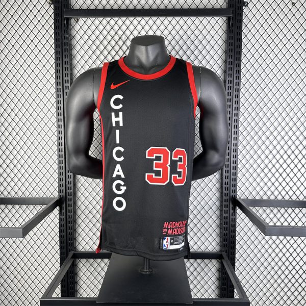 NBA Chicago Bulls Michael PIPPEN#33 23/24 Swingman Jersey - City Edition s-xxl