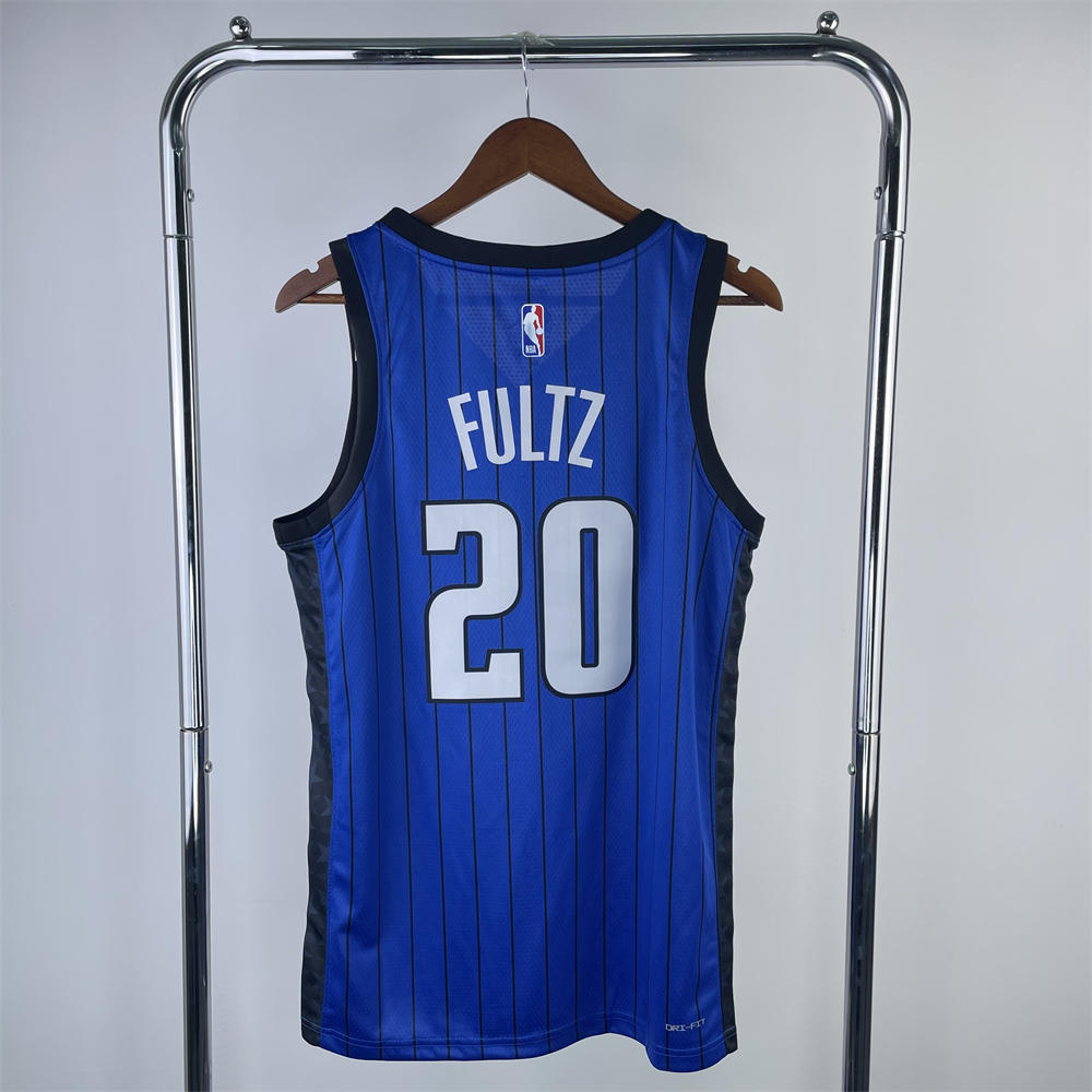 NBA Orlando Magic V-Neck Jersey Blue FULTZ#20 S-XXL
