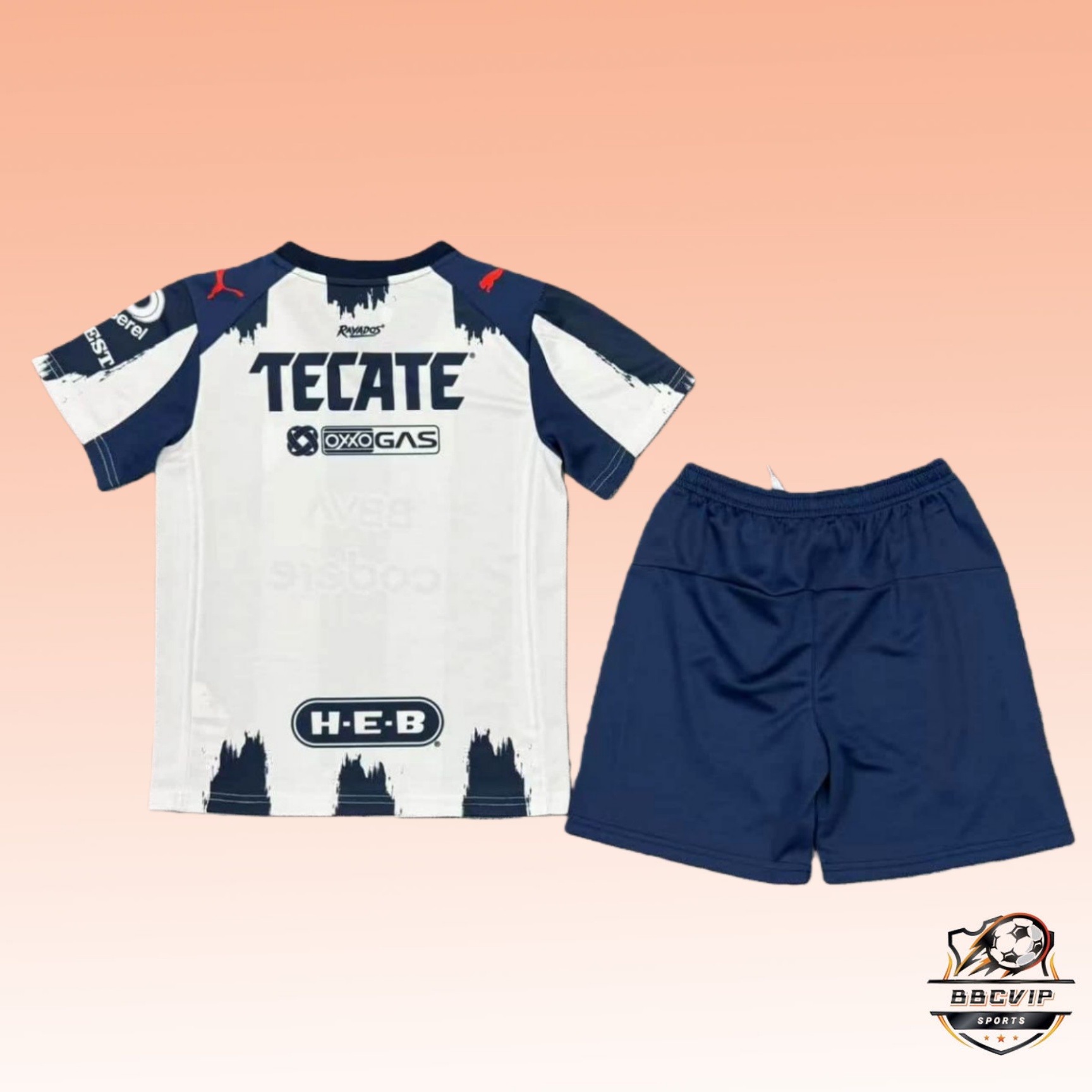 2025/26 Monterrey Home jersey kids Kits size: 16-28