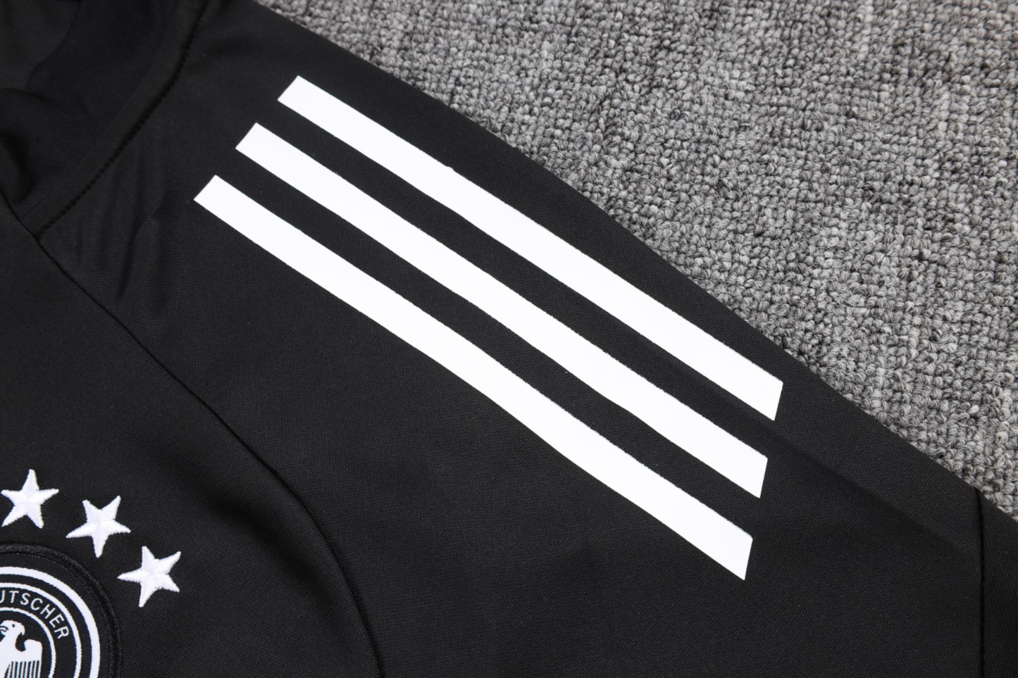 2025/26 Germany Black Long-sleeved half-pull training kit Football team kit