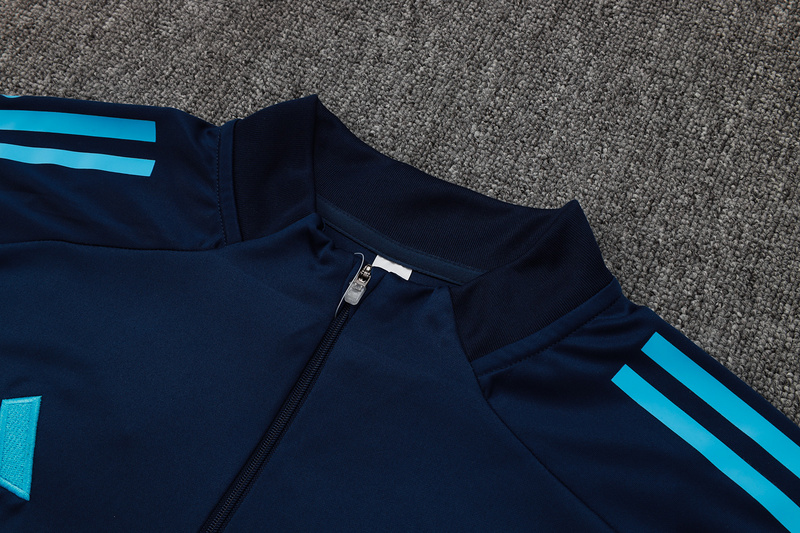 202526 Arsenal Royal blue Long-sleeved half-pull training kit Football team kit
