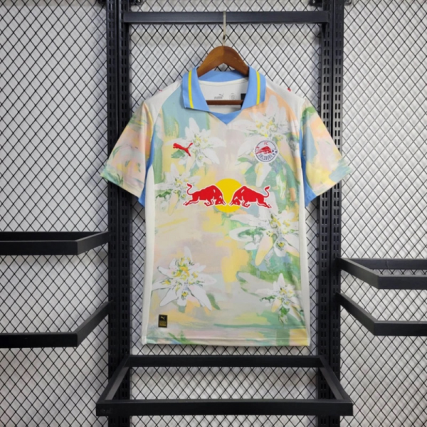 2025/26 Red Bull Salzburg Beige Jersey Fan Version
