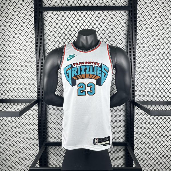 NBA Memphis Grizzies 24/25 Retro White jersey ROSE#23 S-XXL
