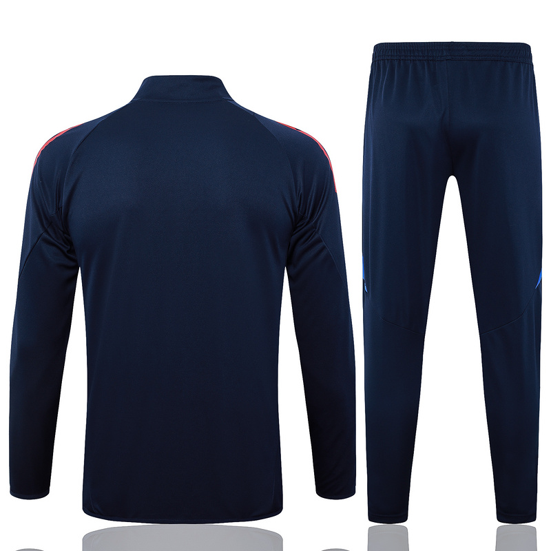 2024/25 Italy Royal blue Jacket Training Suit Set Football Team Shirt Sports Fashion