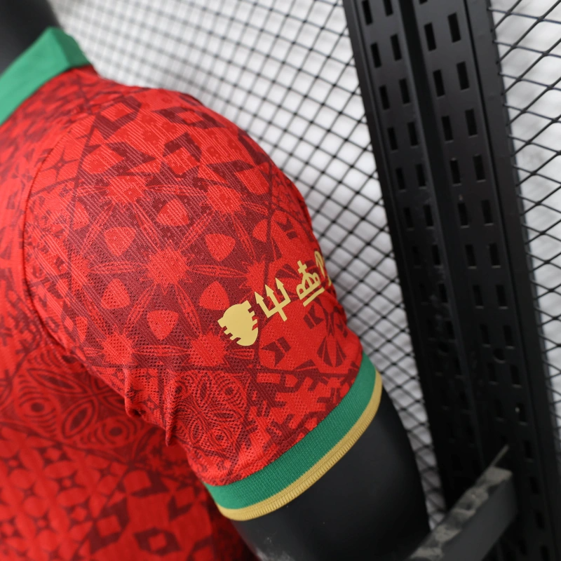 25/26 Portugal Anniversary Edition red jersey Player Version