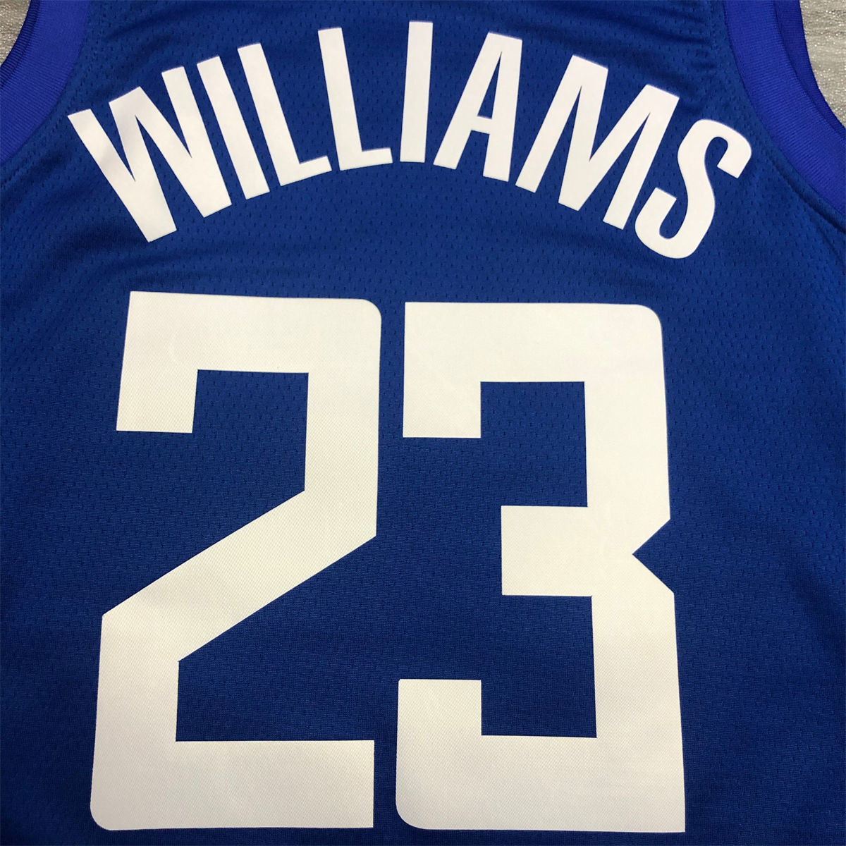 NBA Los Angeles Clippers V neck Blue Jersey WILLIAMS#23 S-XXL