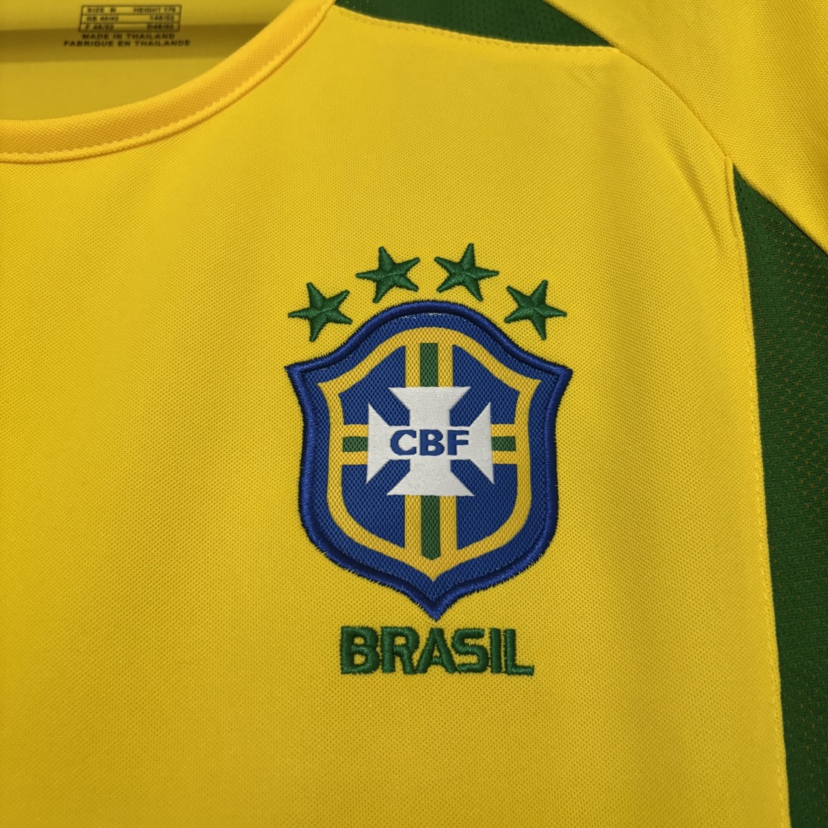Retro 2002 Brazil Home Jersey Fan Version (2002 World Cup Remake)