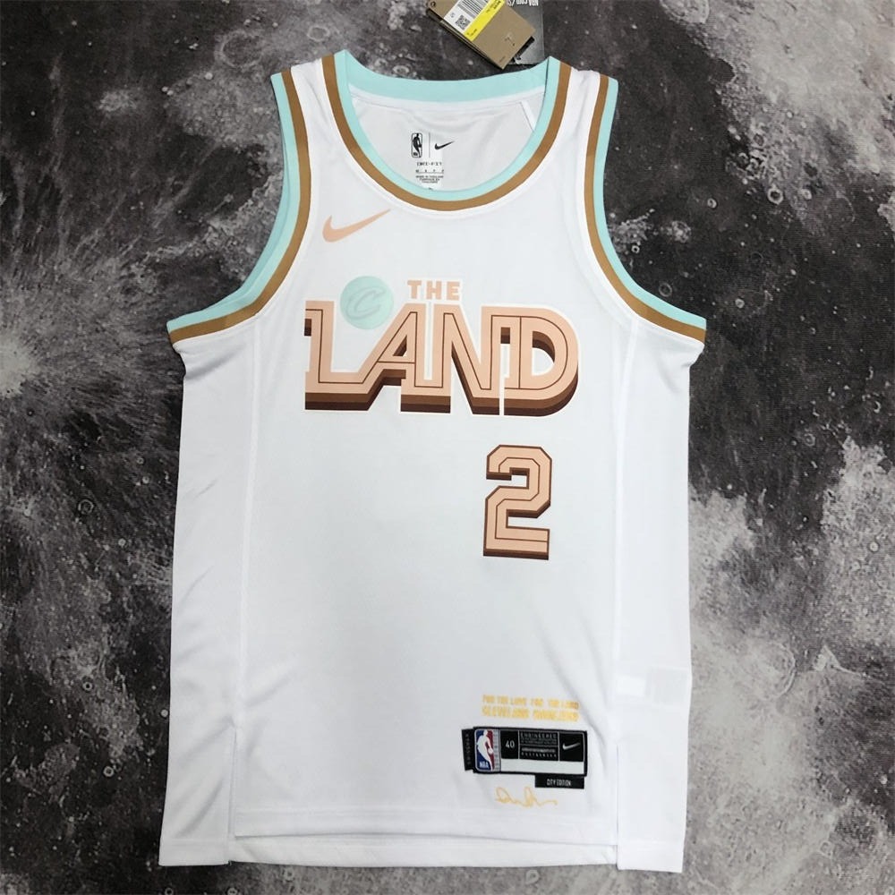 NBA Cleverland Cavaliers Round Neck White jersey IRVING#2 S-XXL