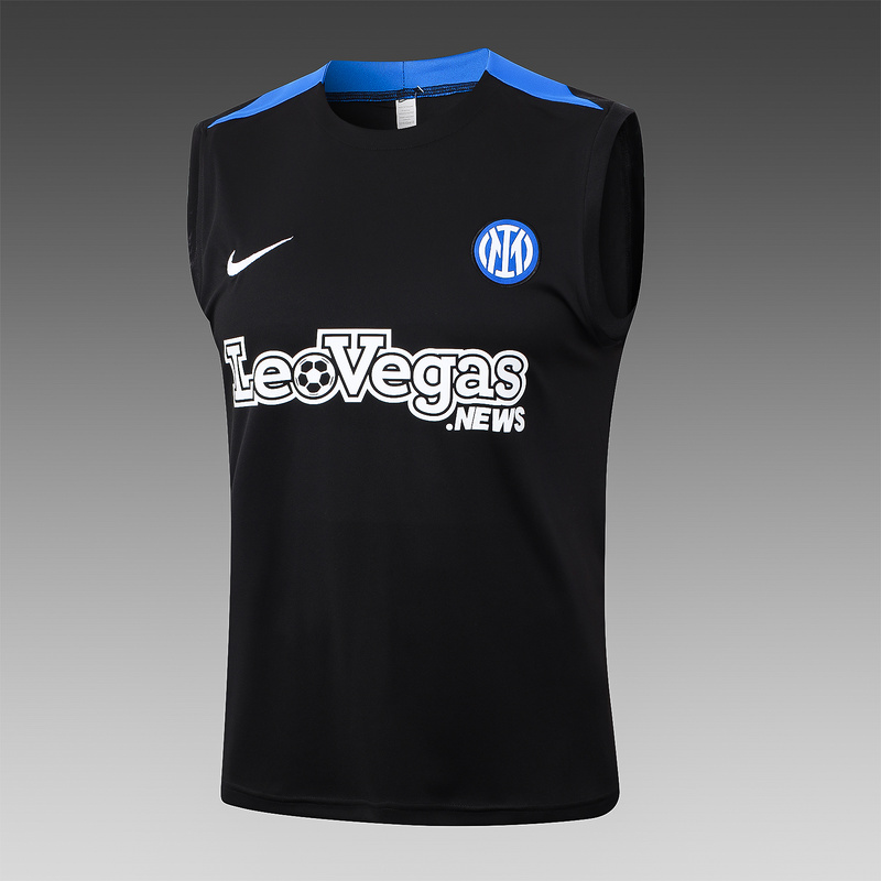 24/25 Inter Milan Black Training Set Shirt and Shorts