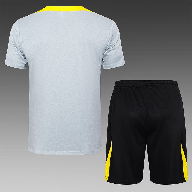 24/25 Liverpool Gray Training Set Shirt and Shorts