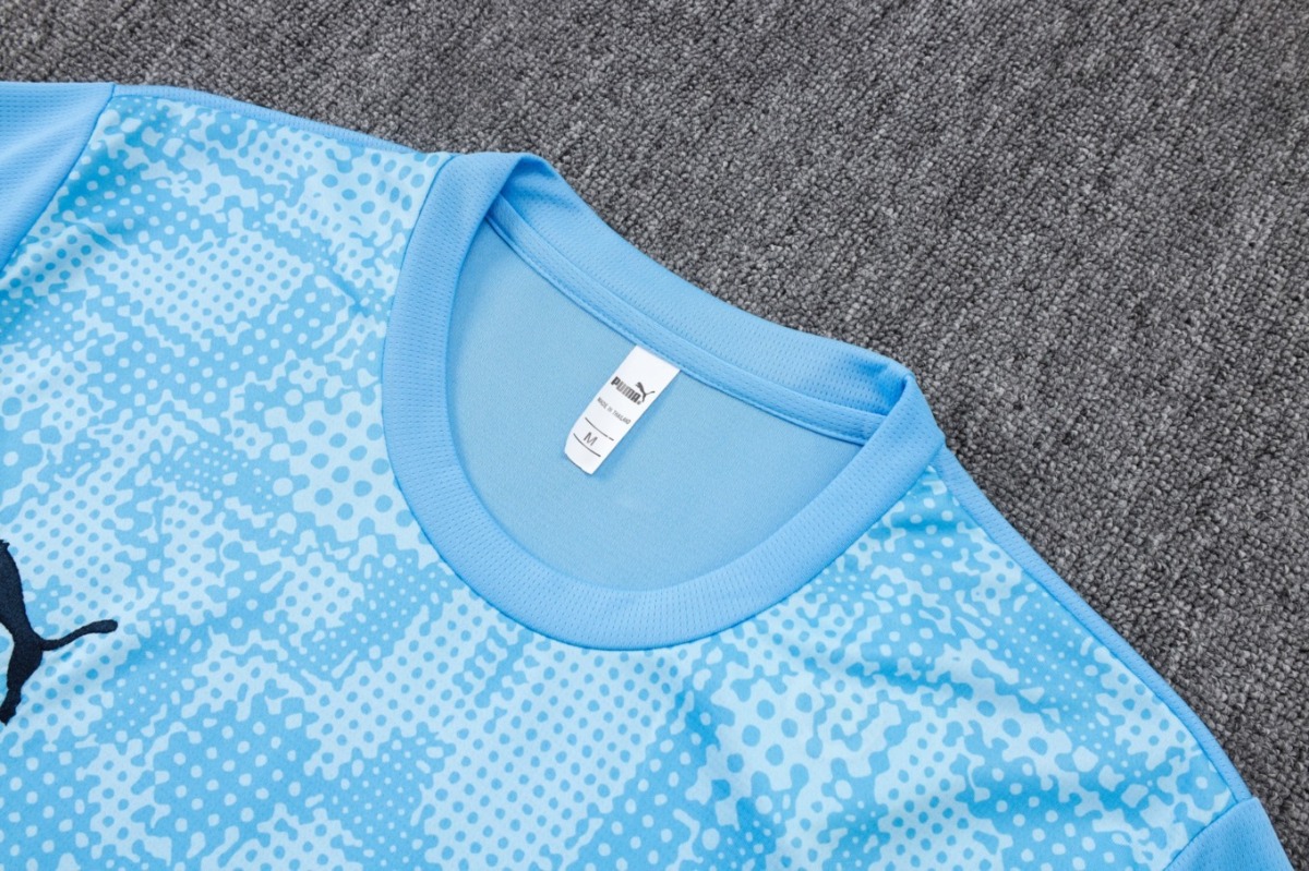 2026 Manchester City Light blue Training Set Shirt andShorts