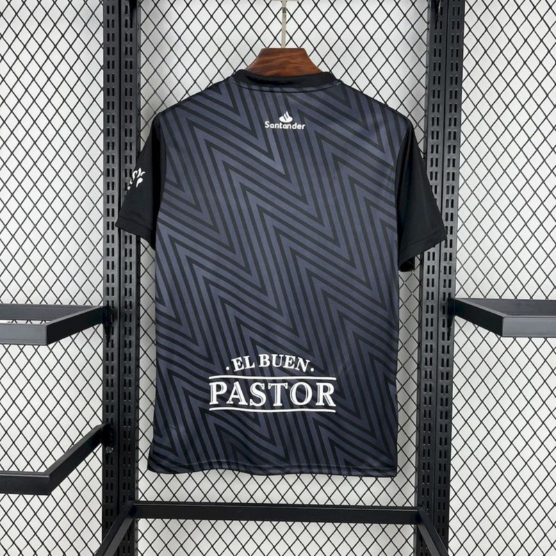 24/25 Racing de Santander Black Goalkeeper Jersey Fan Version