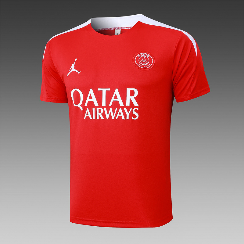 24/25 Paris Red Training Set Shirt and Shorts