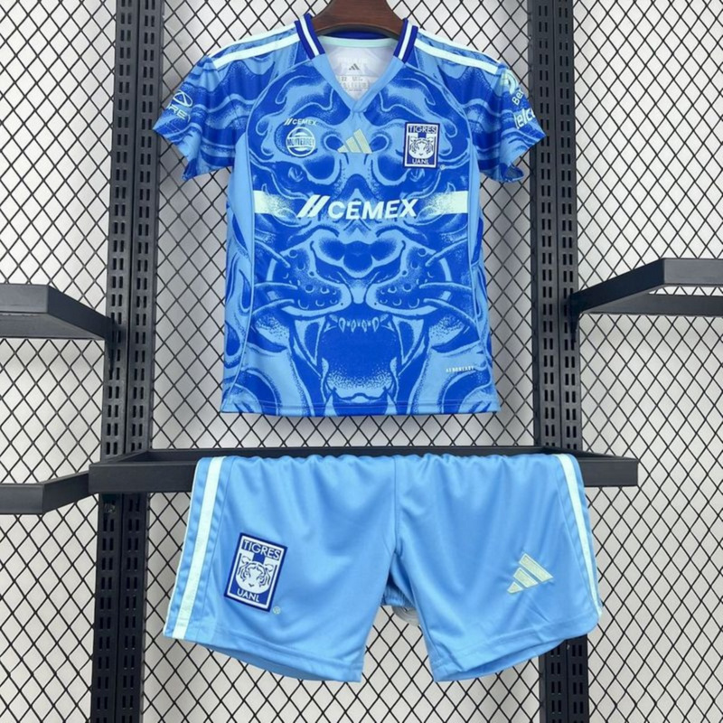 2025/26 Tigres UANL Away jersey Kid Kits Size 16-28
