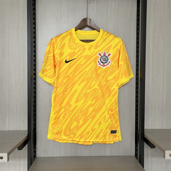 2024/25 Corinthians Goallkeeper Yellow Jersey Fan Version
