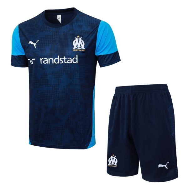 2026 Marseilles Cyan Training Set Shirt and Shorts