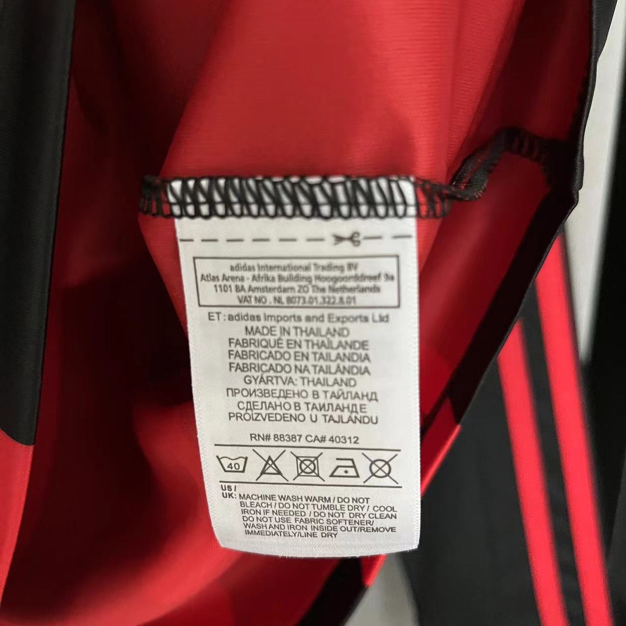 Retro AC Milan 08/09 Long Sleeve Home jersey Fan Version